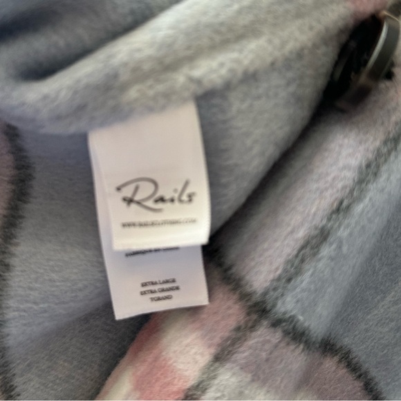 Rails Womens Connie Blue Wool Blend Collared Warm Wool Coat Outerwear NWT - Picture 7 of 11